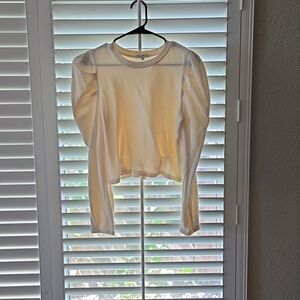 Z Supply Cream Cropped Sweater